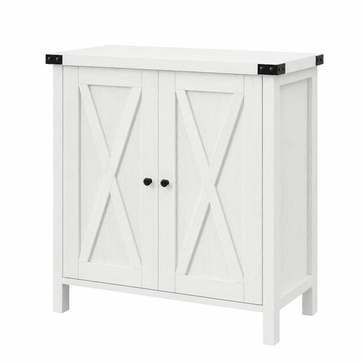 Sideboard – mit mehreren Türen, mit Ablagen, aus MDF, für Esszimmer, Wohnzimmer und Flur
