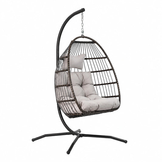 Hängesessel – aus Rattan