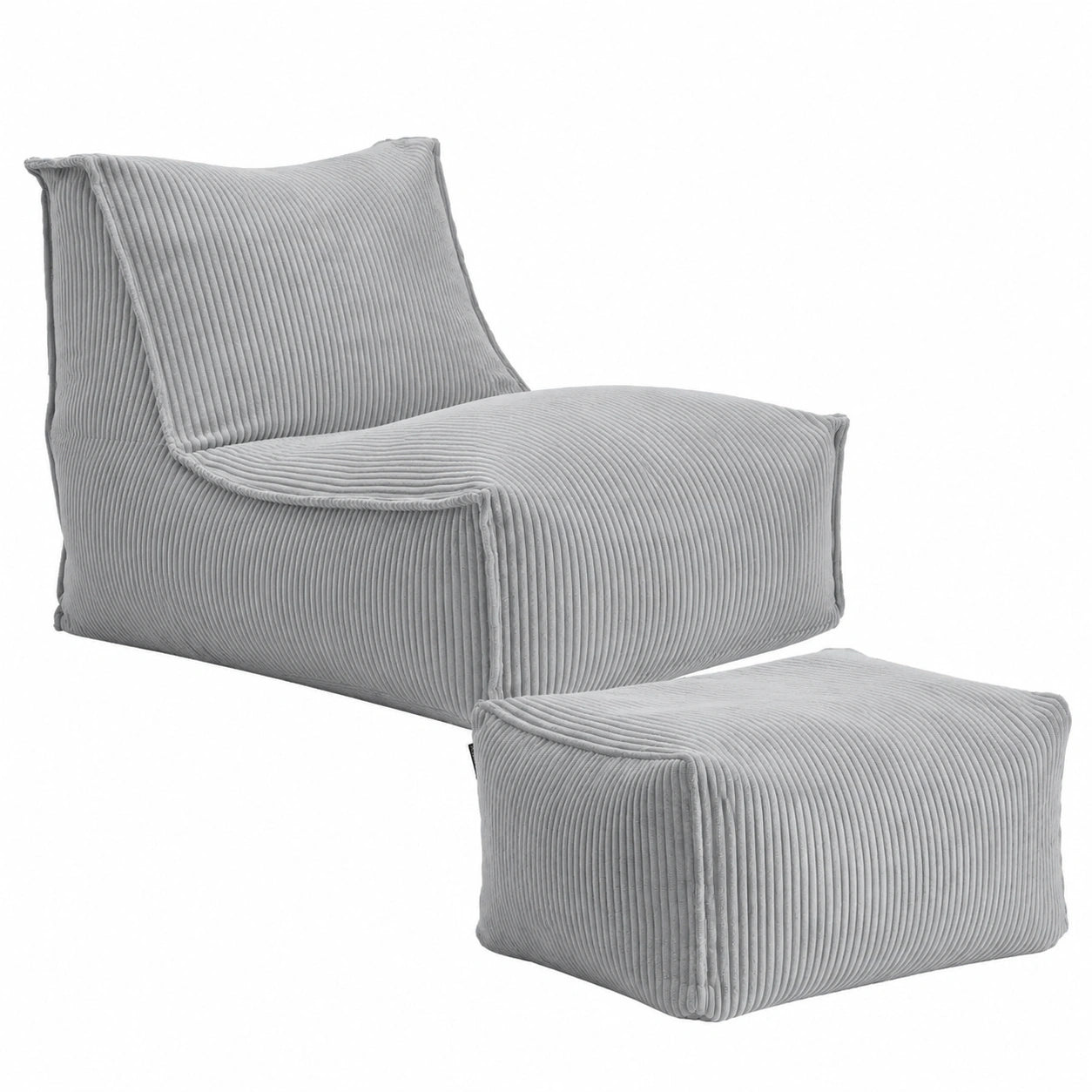 Relaxliege – Grau, für Wohnzimmer und Wintergarten