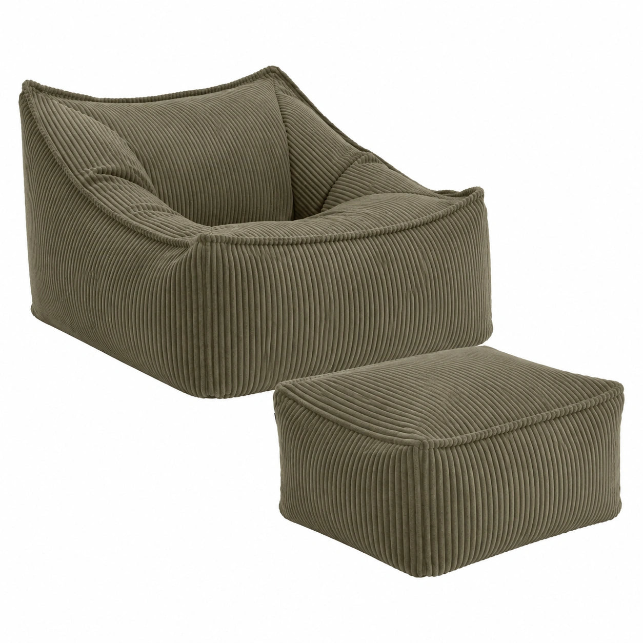 Sessel – 83 × 73 × 60 cm, Grün, für Wohnzimmer und Wintergarten