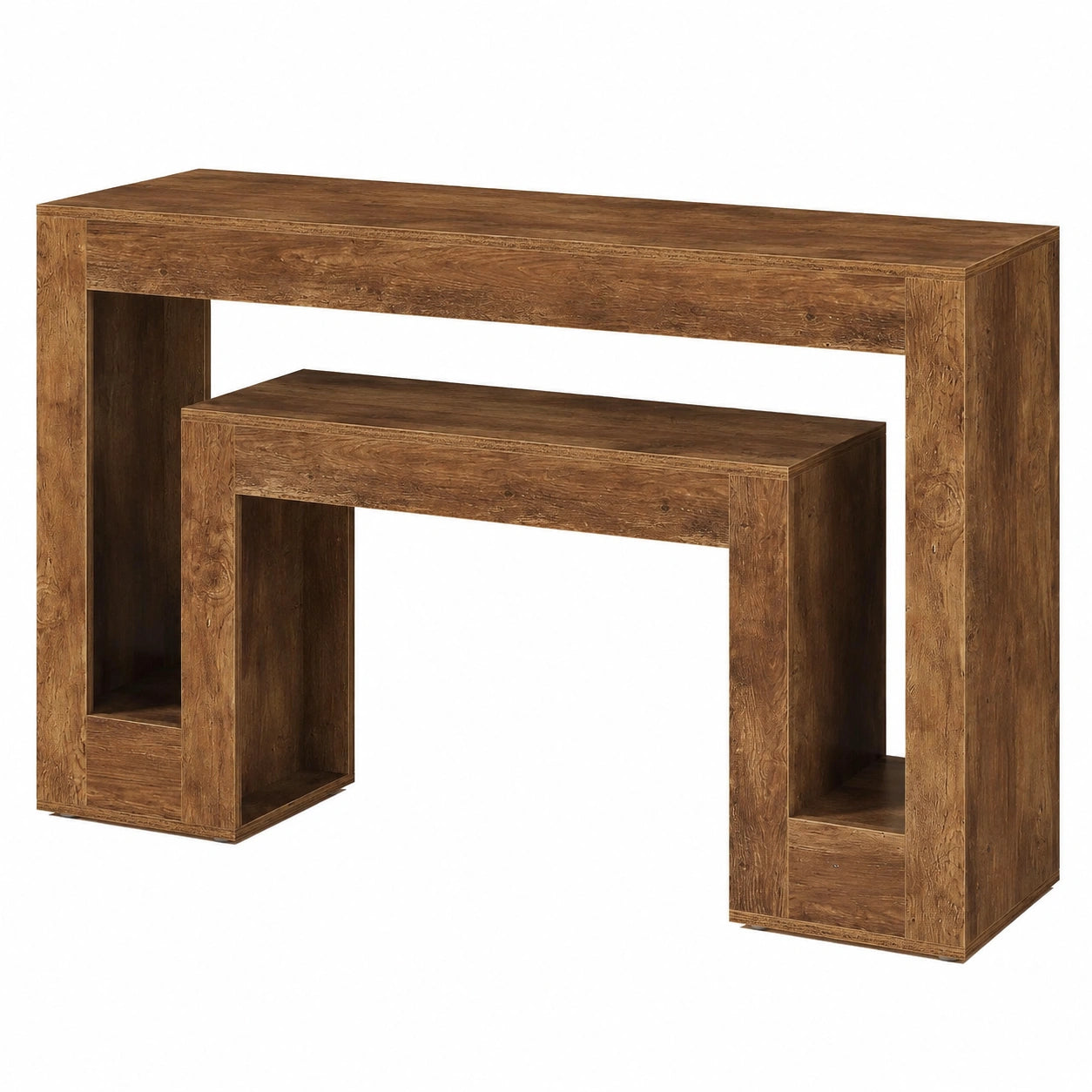 Tisch – 160 cm, Landhausstil, Braun, für Wohnzimmer und Flur