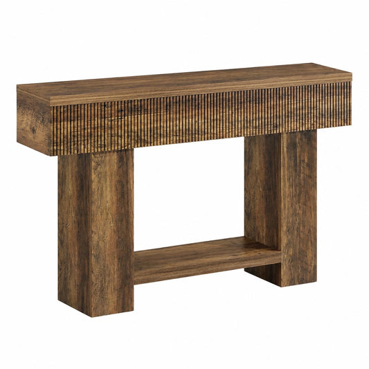 Konsolentisch – 140 cm, Landhausstil, mit Stauraum, aus Holz, für Wohnzimmer und Flur